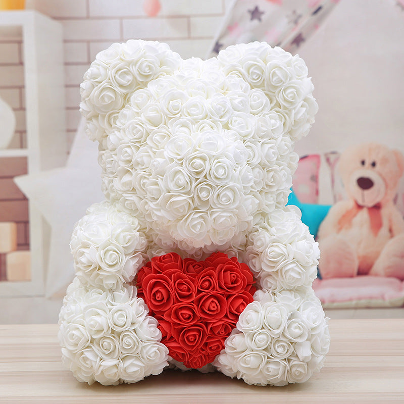 Bear Valentine'S Day Rose Bear Christmas Gift