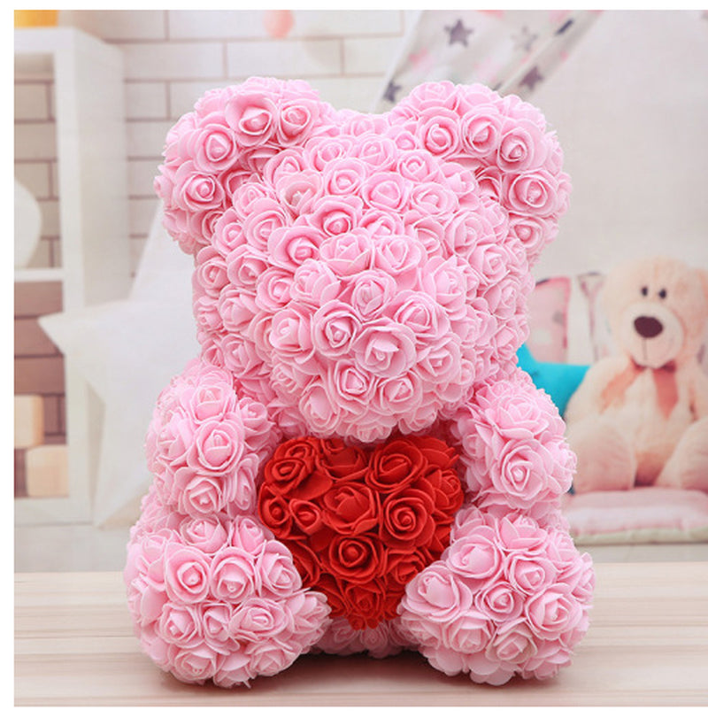 Bear Valentine'S Day Rose Bear Christmas Gift