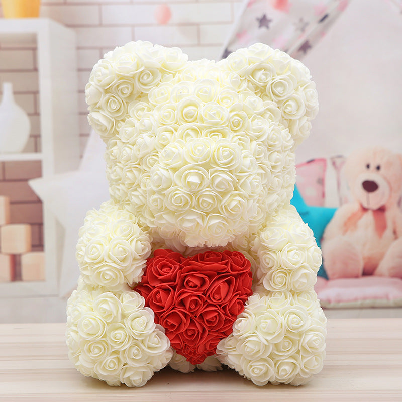 Bear Valentine'S Day Rose Bear Christmas Gift