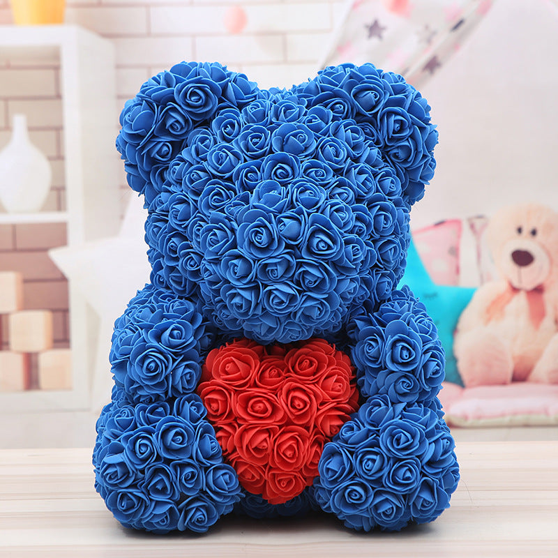 Bear Valentine'S Day Rose Bear Christmas Gift