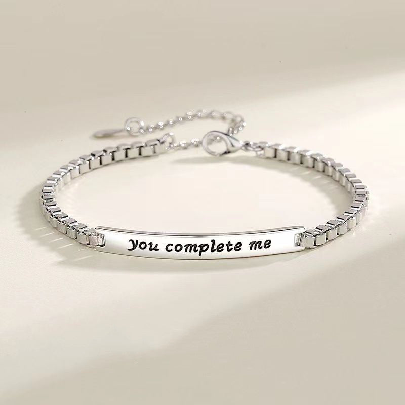 Couple Bracelet Men and Women Long Distance Gift