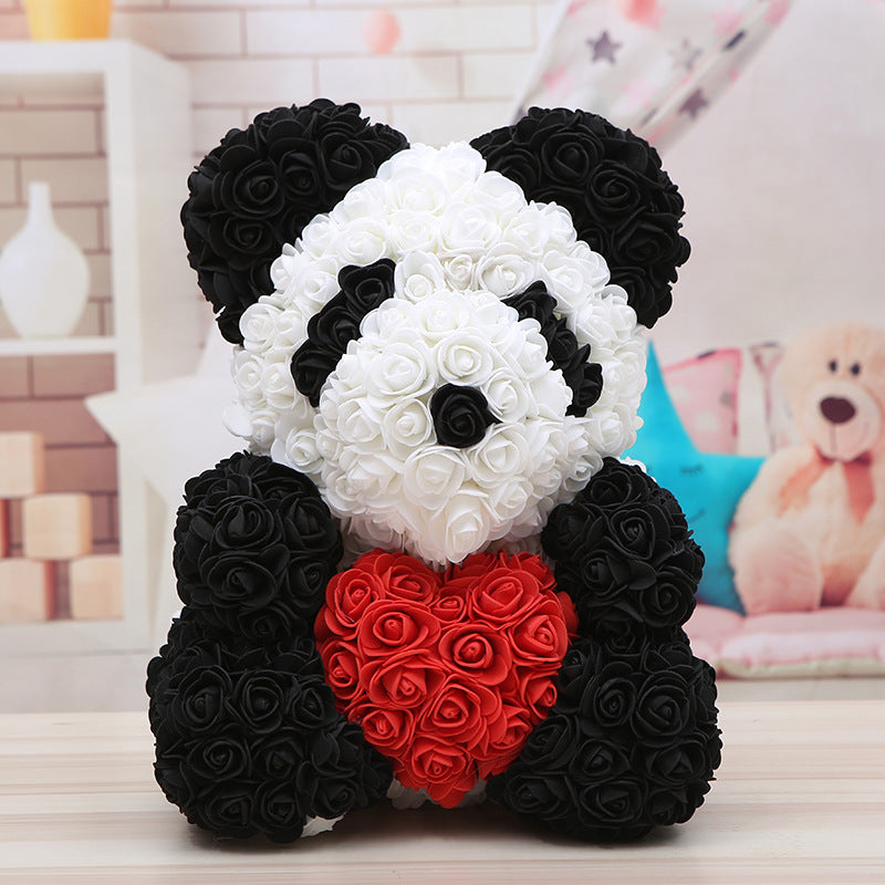 Bear Valentine'S Day Rose Bear Christmas Gift