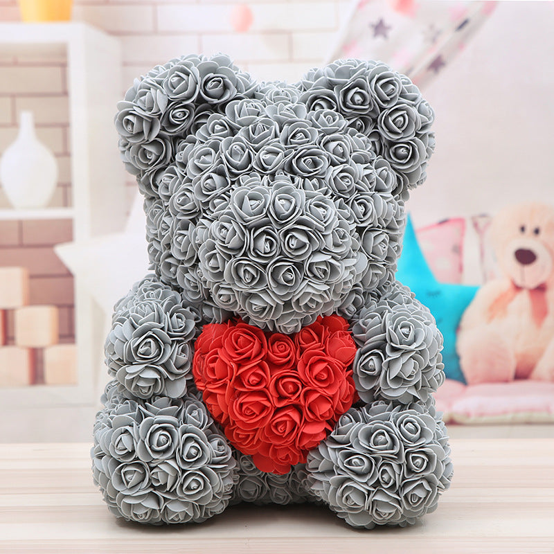 Bear Valentine'S Day Rose Bear Christmas Gift