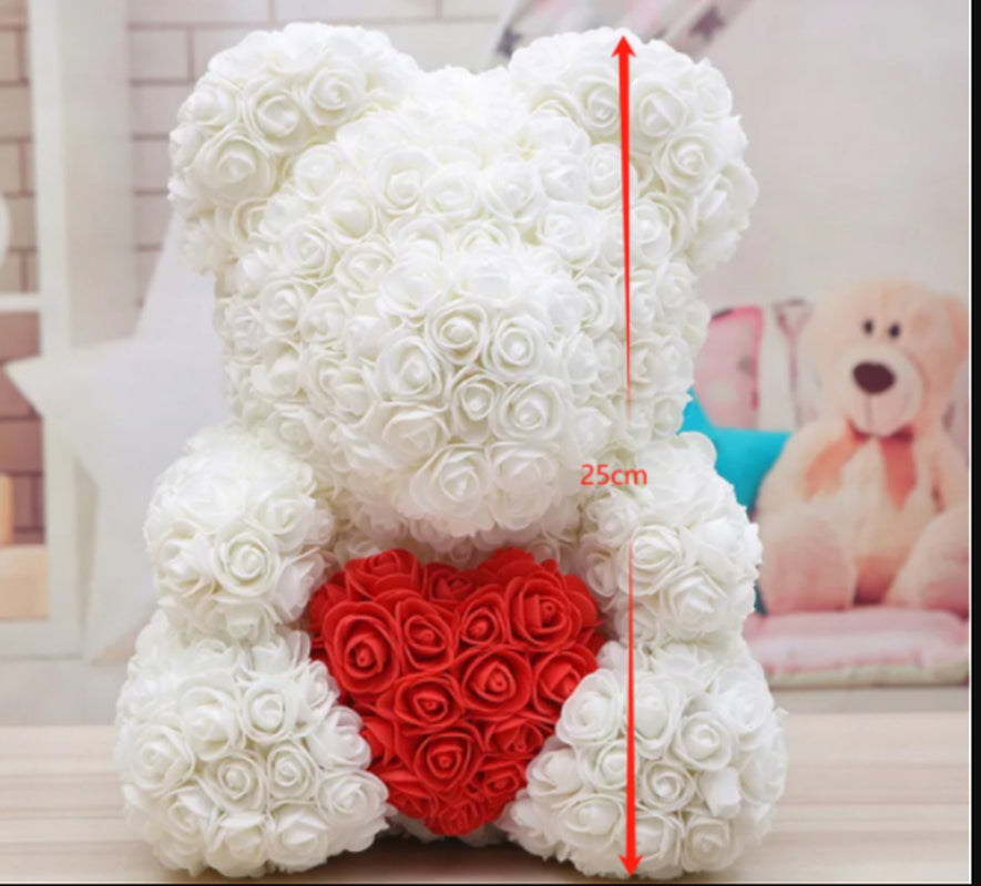 Bear Valentine'S Day Rose Bear Christmas Gift