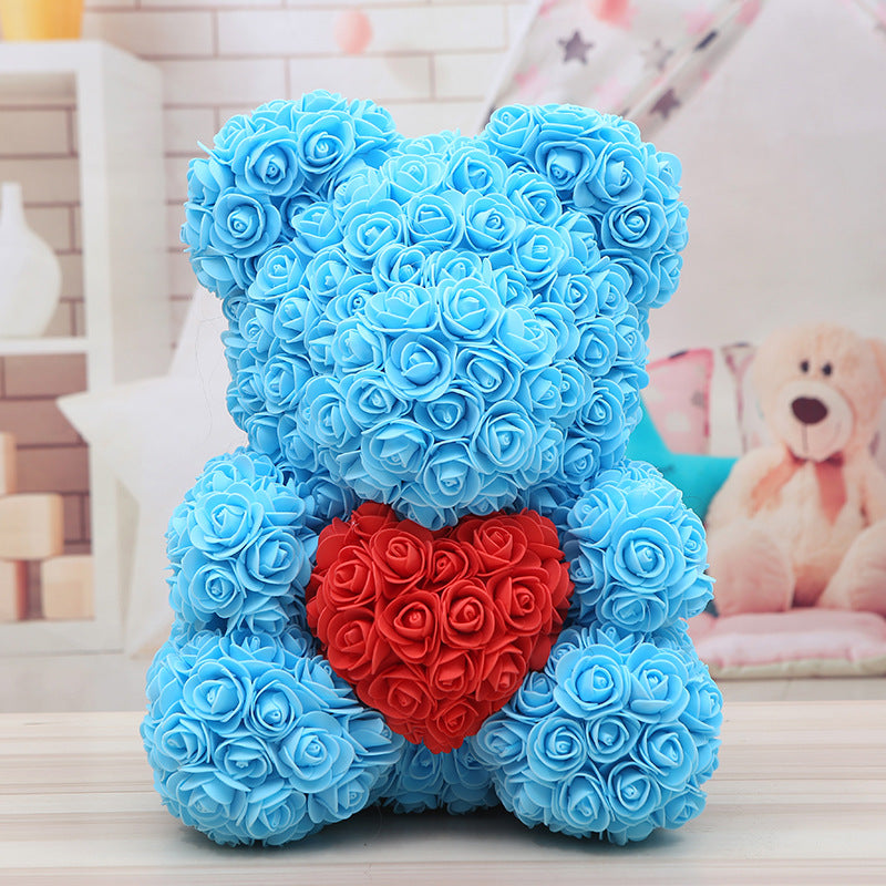 Bear Valentine'S Day Rose Bear Christmas Gift