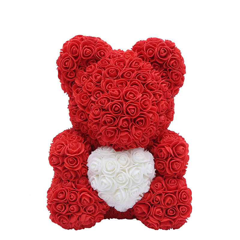 Bear Valentine'S Day Rose Bear Christmas Gift