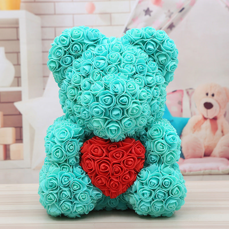 Bear Valentine'S Day Rose Bear Christmas Gift