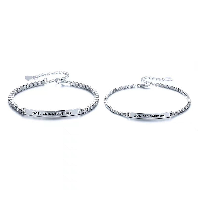 Couple Bracelet Men and Women Long Distance Gift