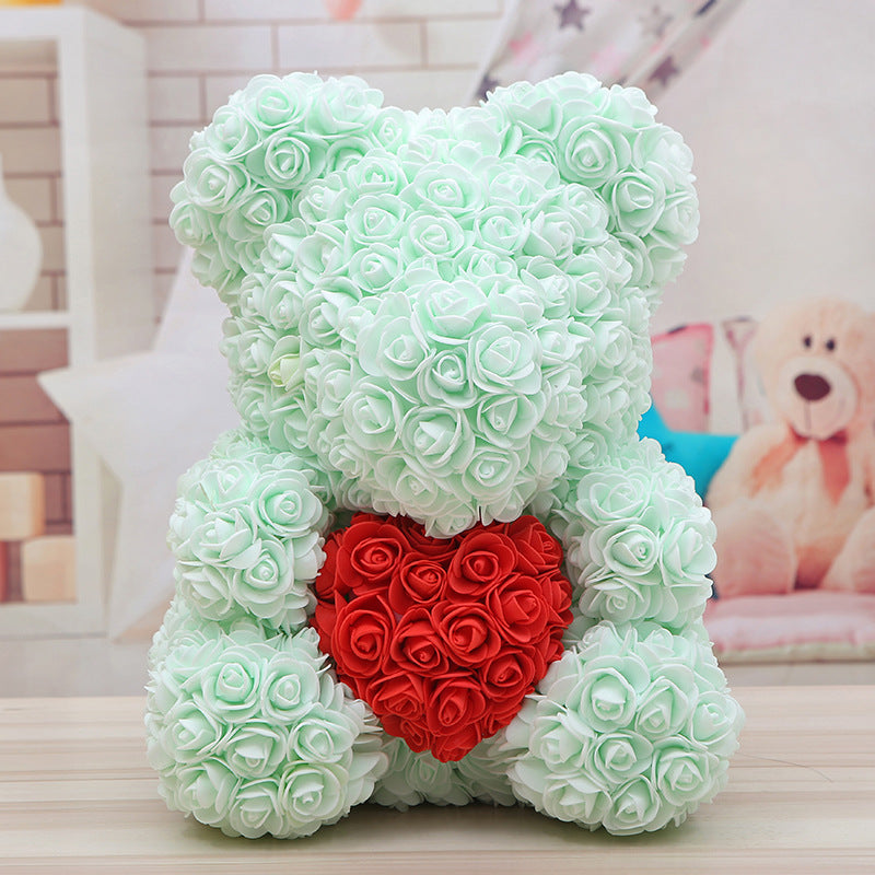 Bear Valentine'S Day Rose Bear Christmas Gift