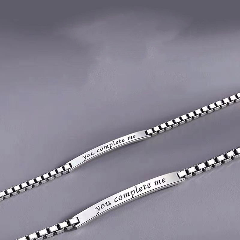 Couple Bracelet Men and Women Long Distance Gift