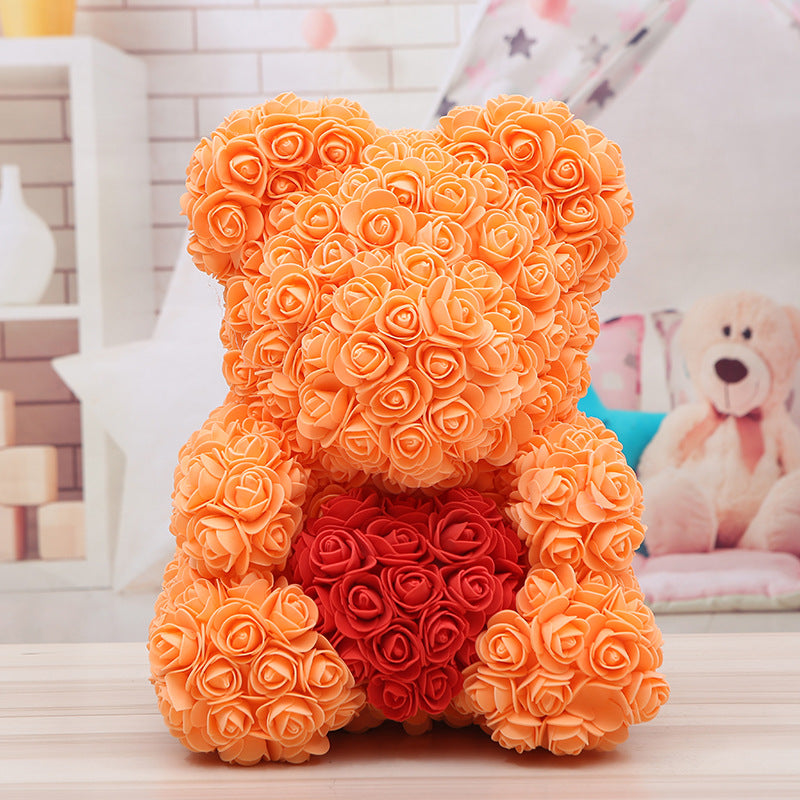 Bear Valentine'S Day Rose Bear Christmas Gift