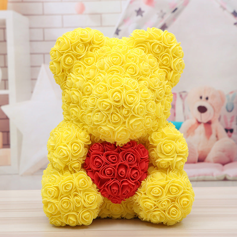 Bear Valentine'S Day Rose Bear Christmas Gift