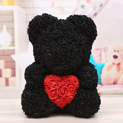 Bear Valentine'S Day Rose Bear Christmas Gift