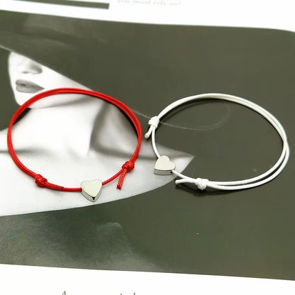 2 Pcs/Lots Fashion New Lucky Bracelet Adjustable Adjustable Rople Bracelet Gift for Friend Lover Couple Bracelet Dropshipping