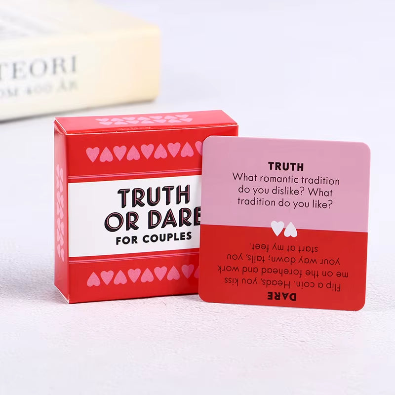 Truth or Dare for Couples Card Game Drunk Couples Drinking Game Card